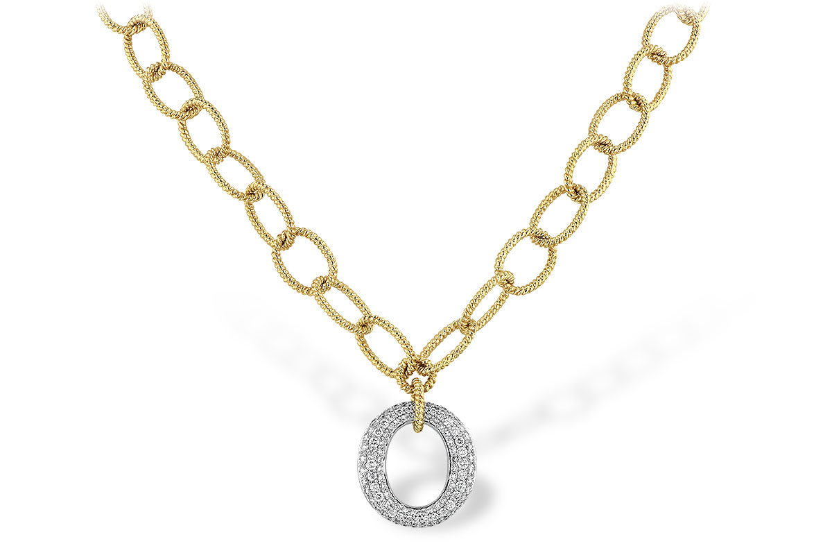 E199-92487: NECKLACE 1.02 TW (17 INCHES)