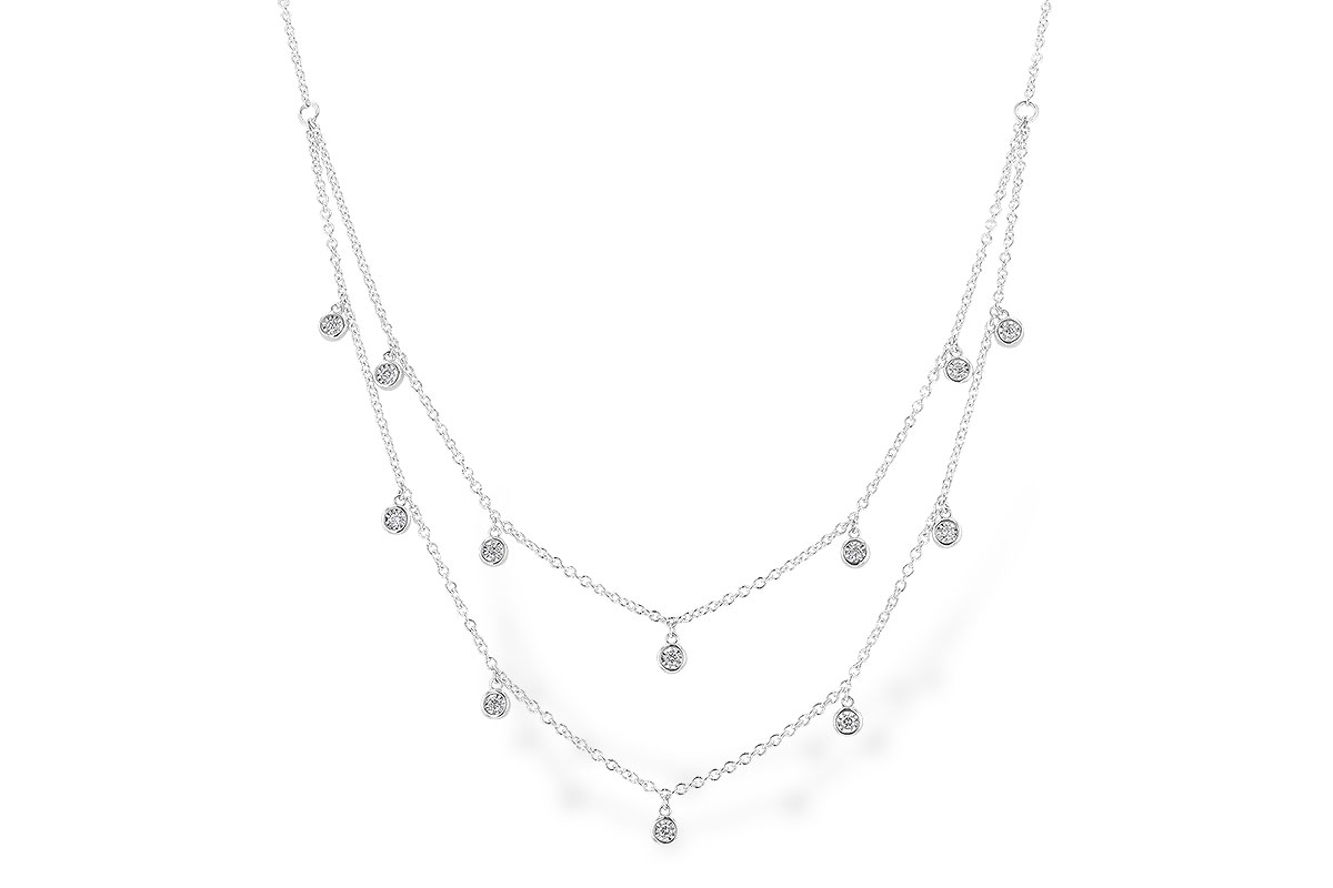 G283-56169: NECKLACE .22 TW (18 INCHES)