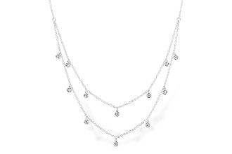 G283-56169: NECKLACE .22 TW (18 INCHES)
