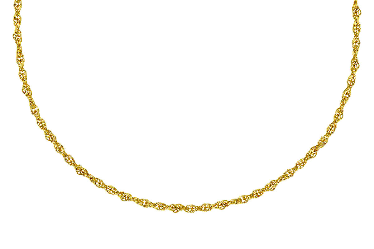 H283-60696: ROPE CHAIN (22IN, 1.5MM, 14KT, LOBSTER CLASP)