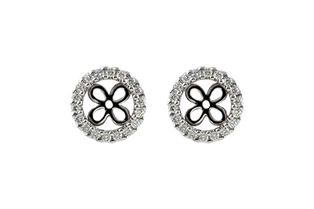 L197-22478: EARRING JACKETS .30 TW (FOR 1.50-2.00 CT TW STUDS)