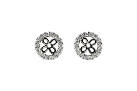 M197-22469: EARRING JACKETS .24 TW (FOR 0.75-1.00 CT TW STUDS)