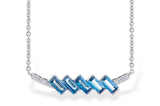 A282-71615: NECK .75 LONDON BLUE TOPAZ .80 TGW
