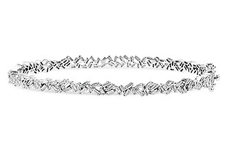 B282-65233: BANGLE .84 TW BAGUETTE DIAS