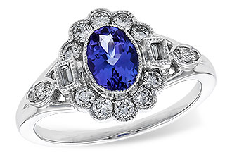 D284-47060: LDS RG .80 TANZANITE 1.20 TGW (7x5MM OV)