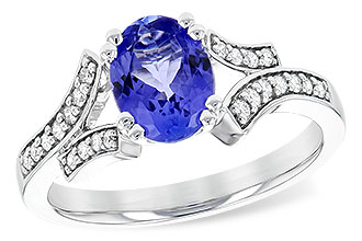 K199-97996: LDS RG 1.15 TANZANITE 1.30 TGW