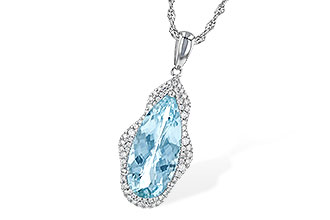 M199-97032: NECK 3.97 AQUAMARINE 4.20 TGW