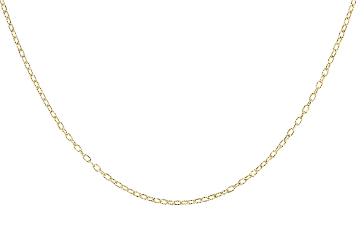 G283-60705: ROLO LG (18IN, 2.3MM, 14KT, LOBSTER CLASP)